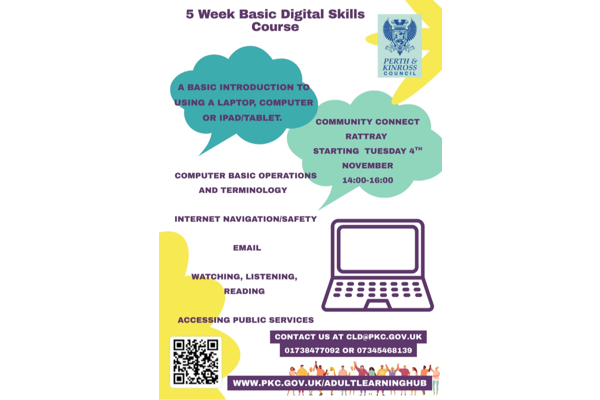 5 Week Basic Digital Skills Course